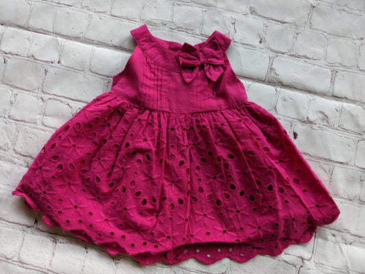 Pink Eyelet Dress