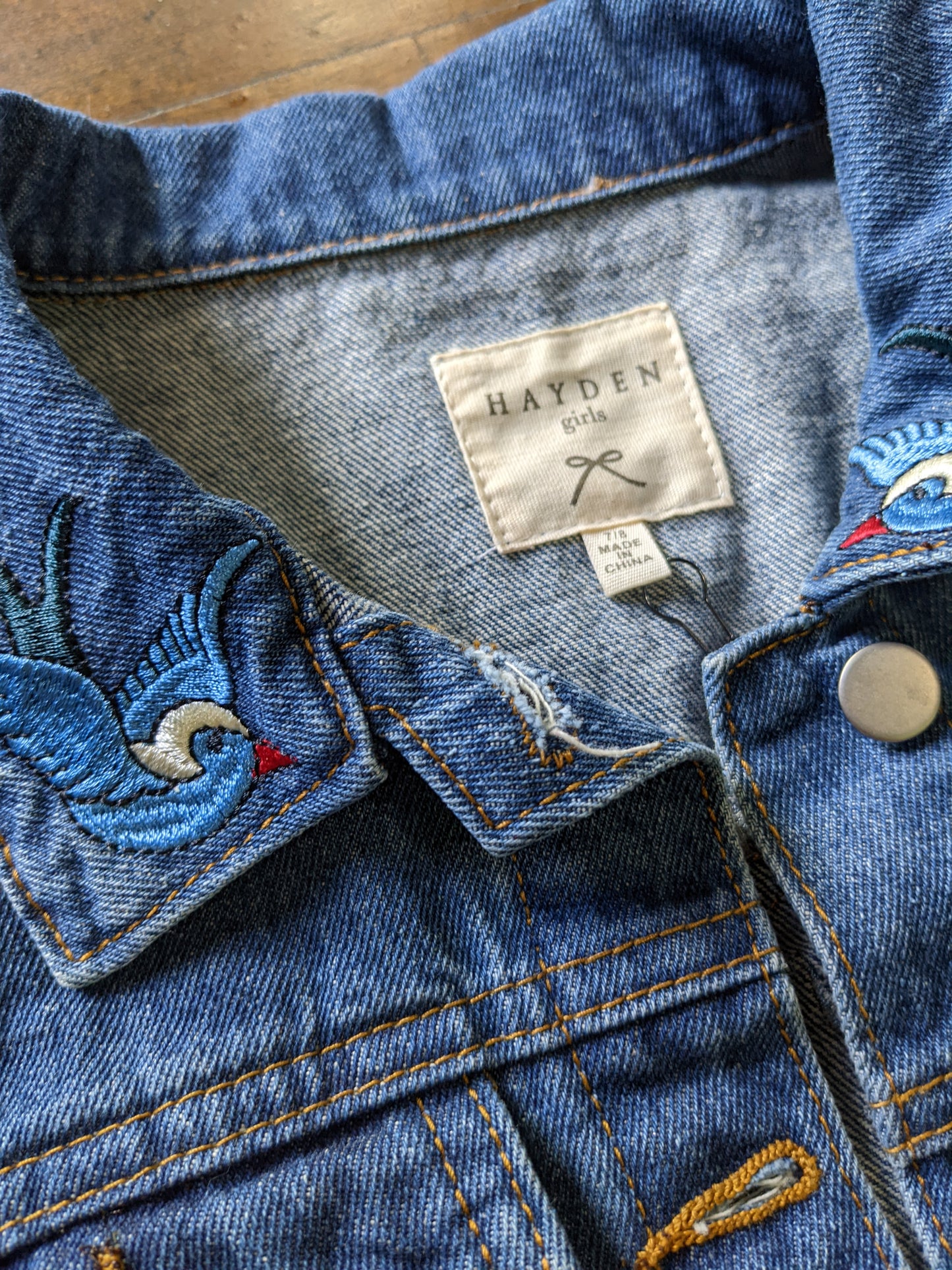 Embroidered Denim Jacket