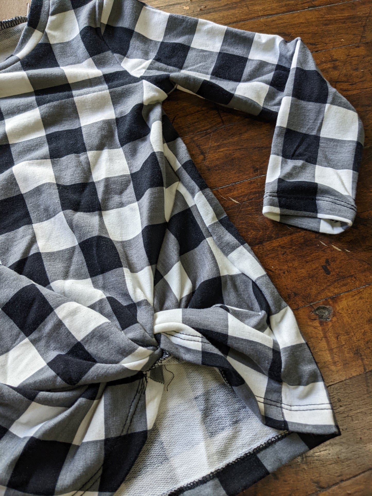 Black and White Buffalo Plaid