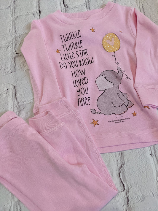 Little Star - Light Pink Pajama Set