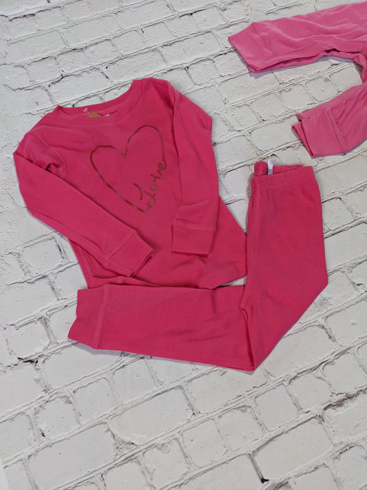 Love & Hearts - Hot Pink Pajamas